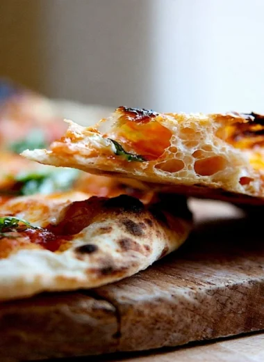 Simple homemade pizza dough made with four easy ingredients